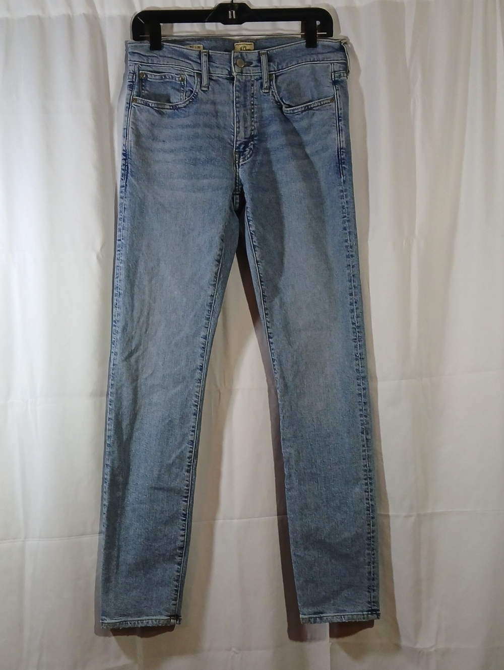 J Crew Mens 30 484 Blue Jeans Slim Fit Stretch Denim 32 Inseam
